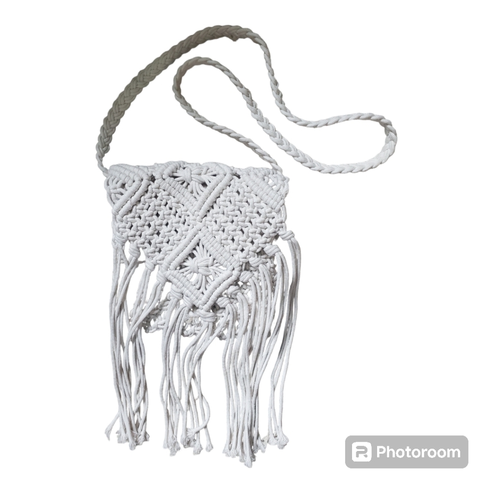 Fringe Crochet Tassel Crossbody Purse